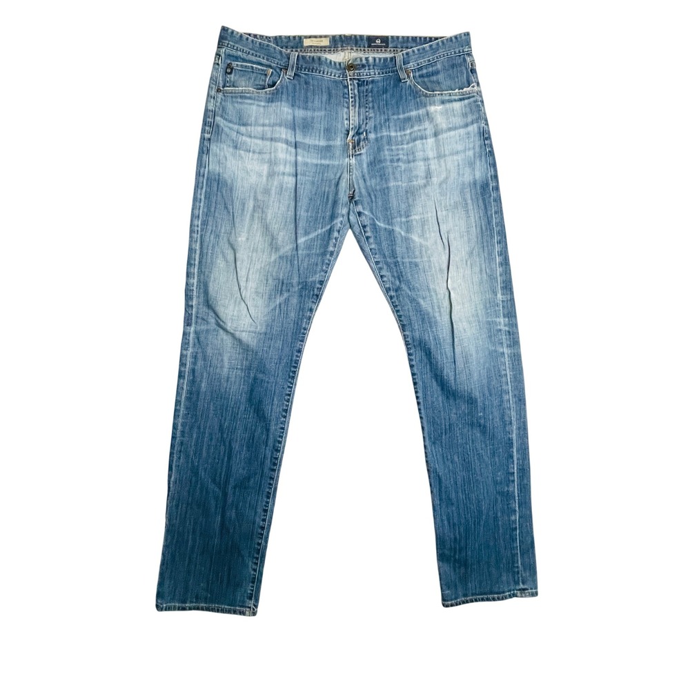 AG Adriano Goldschmied The Graduate Tailored Leg Jeans Mens 38x33 Light Wash